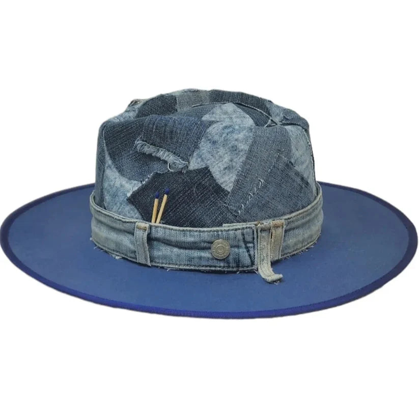 Gentry Brimm Collection  Blue Denim women Hat Haven
